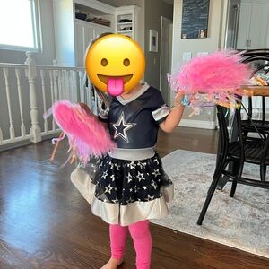 Dallas Cowboys tutu one piece for girls, 4T